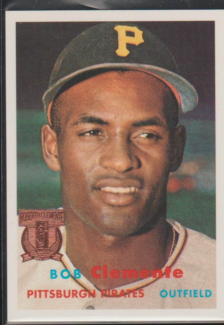 Amazon.com: 1997 Topps Roberto Clemente Pirates Reprint Baseball